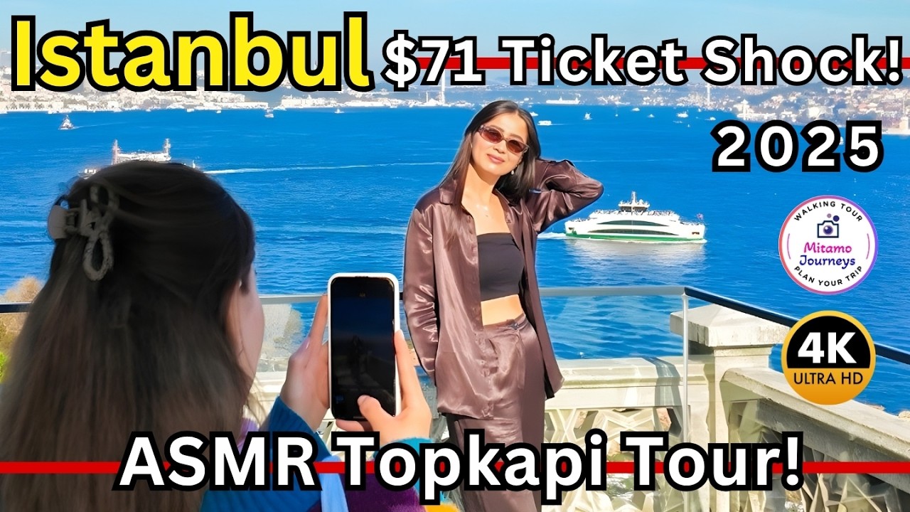 Is Topkapi Palace Worth $71? | Relaxing ASMR Walking Tour in Istanbul