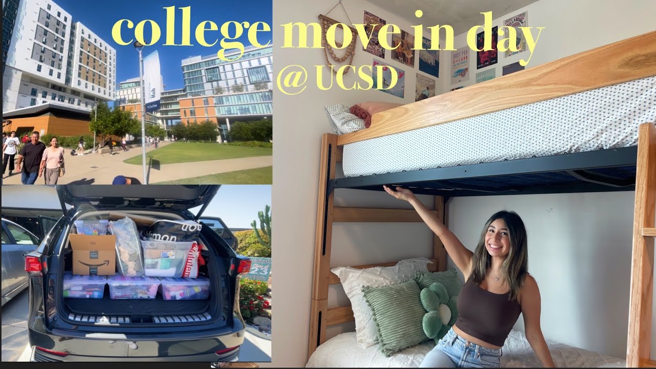 COLLEGE MOVE IN VLOG @ UCSD + SUITE TOUR SIXTH COLLEGE