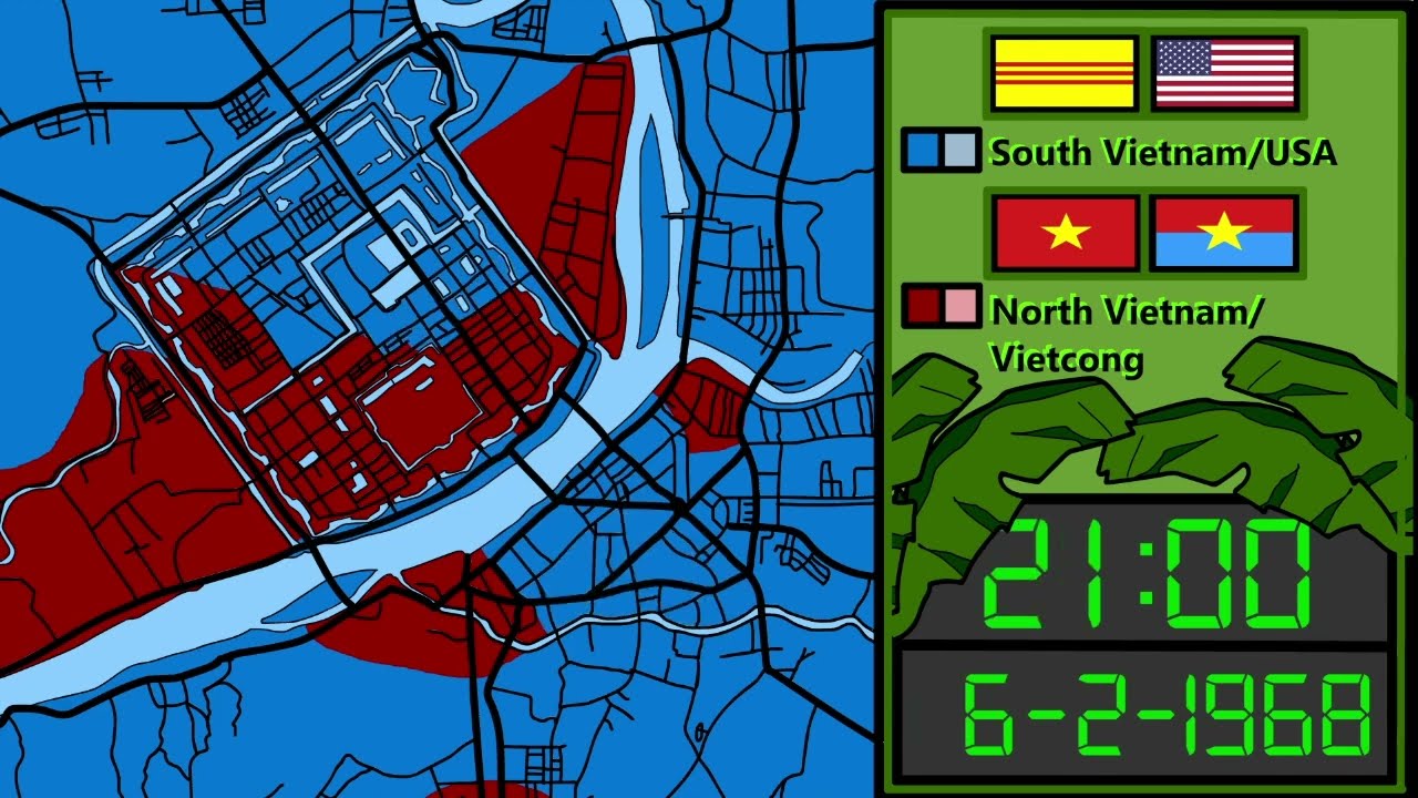 Battle of Huế, Vietnam Every Hour (1968)