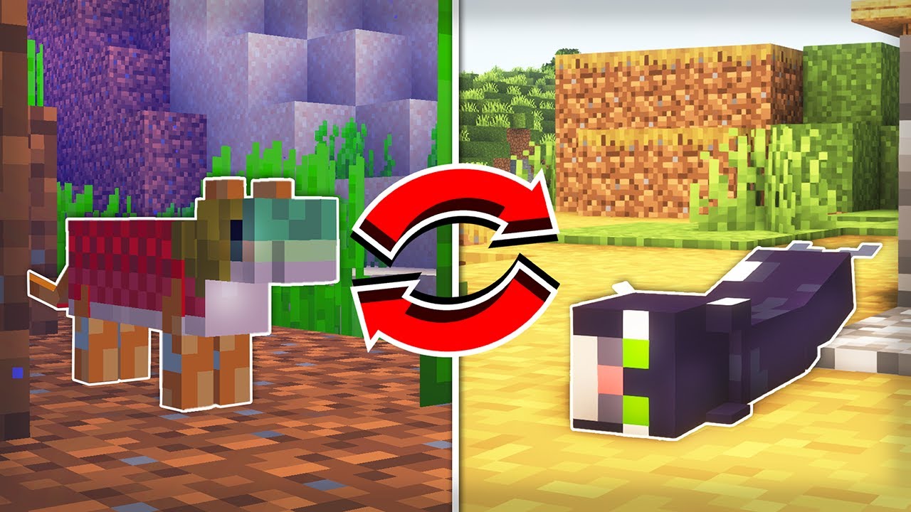 ZAMIENIŁAM TEXTURY MOB&Oacute;W w Minecraft