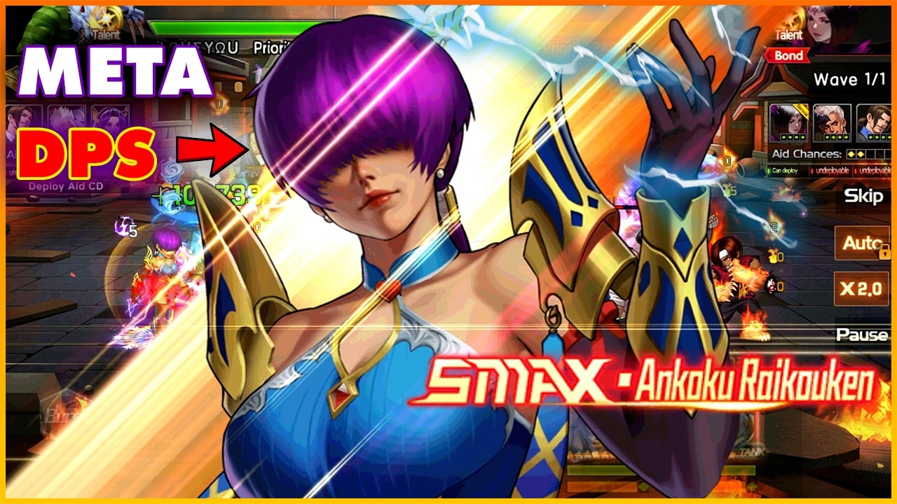 ✦ KOF 98 UM OL ✦ SMax Advent Orochi Shermie - No. 1 DMG Dealer | Arena Battle | Global Version