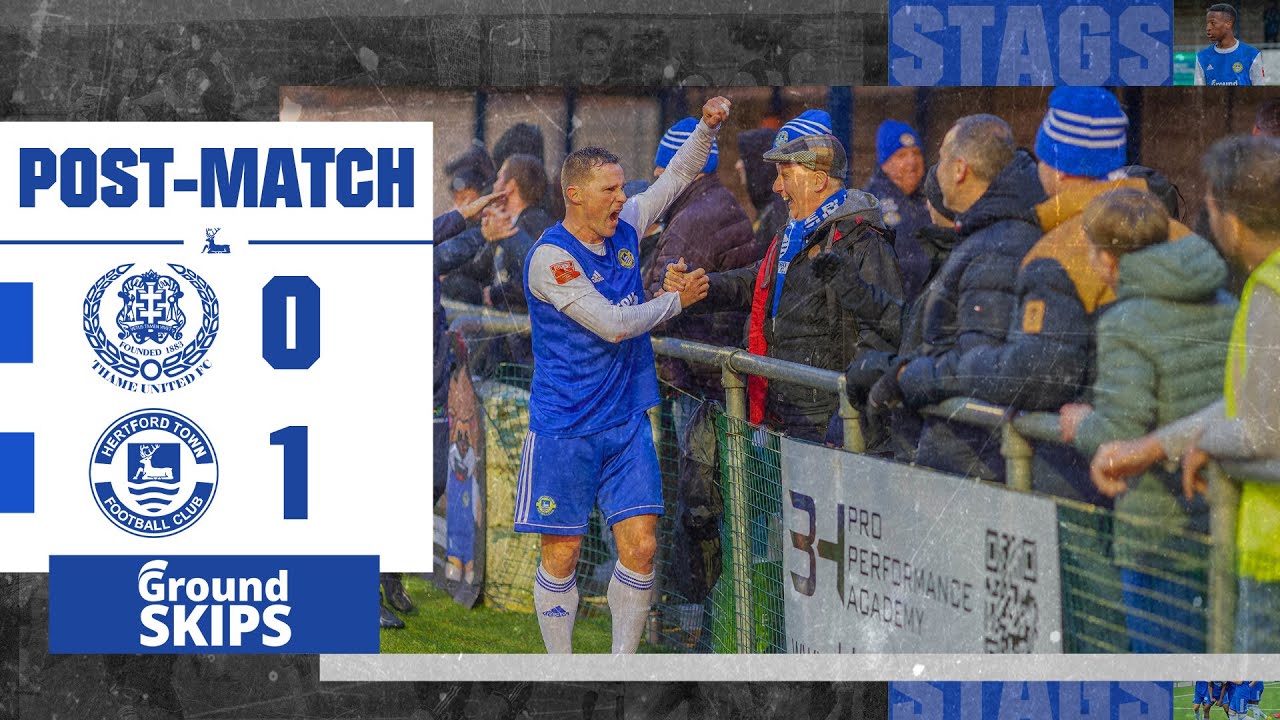 Post Match | Pat Sinfield & Ben Herd | Thame Utd v Hertford Town | Saturday 24th February 2024 | Men