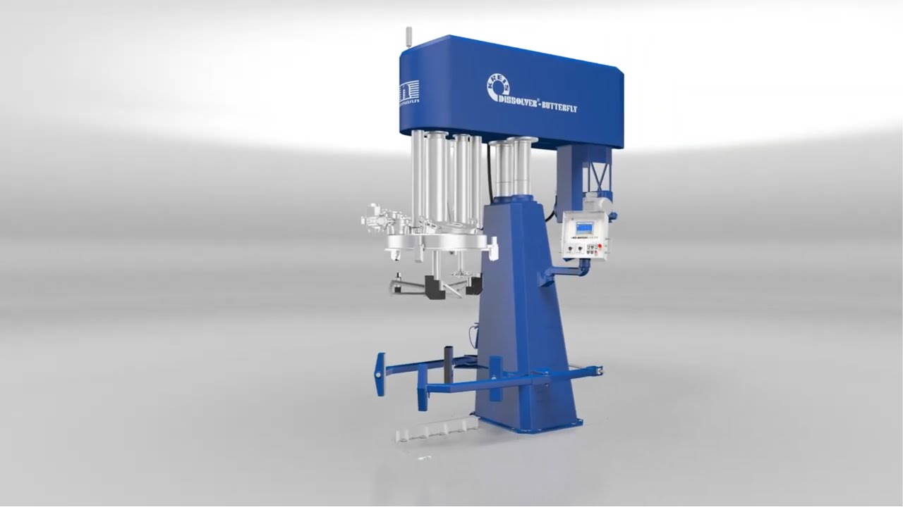KREIS-DISSOLVER®-BUTTERFLY – High performance dispersion machines in vacuum Design
