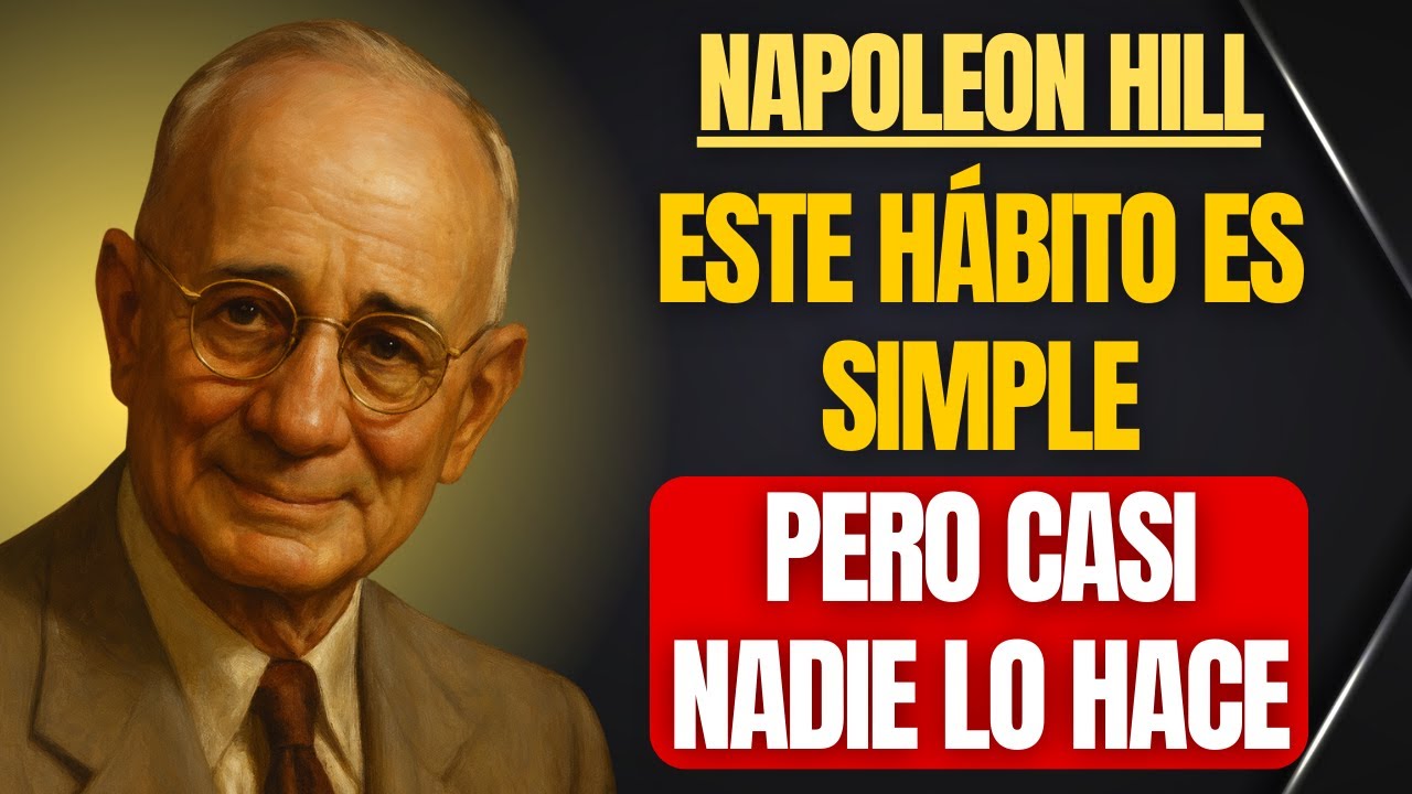 Nadie te enseña este hábito simple — pero reprograma tu mente mientras duermes | Napoleon Hill