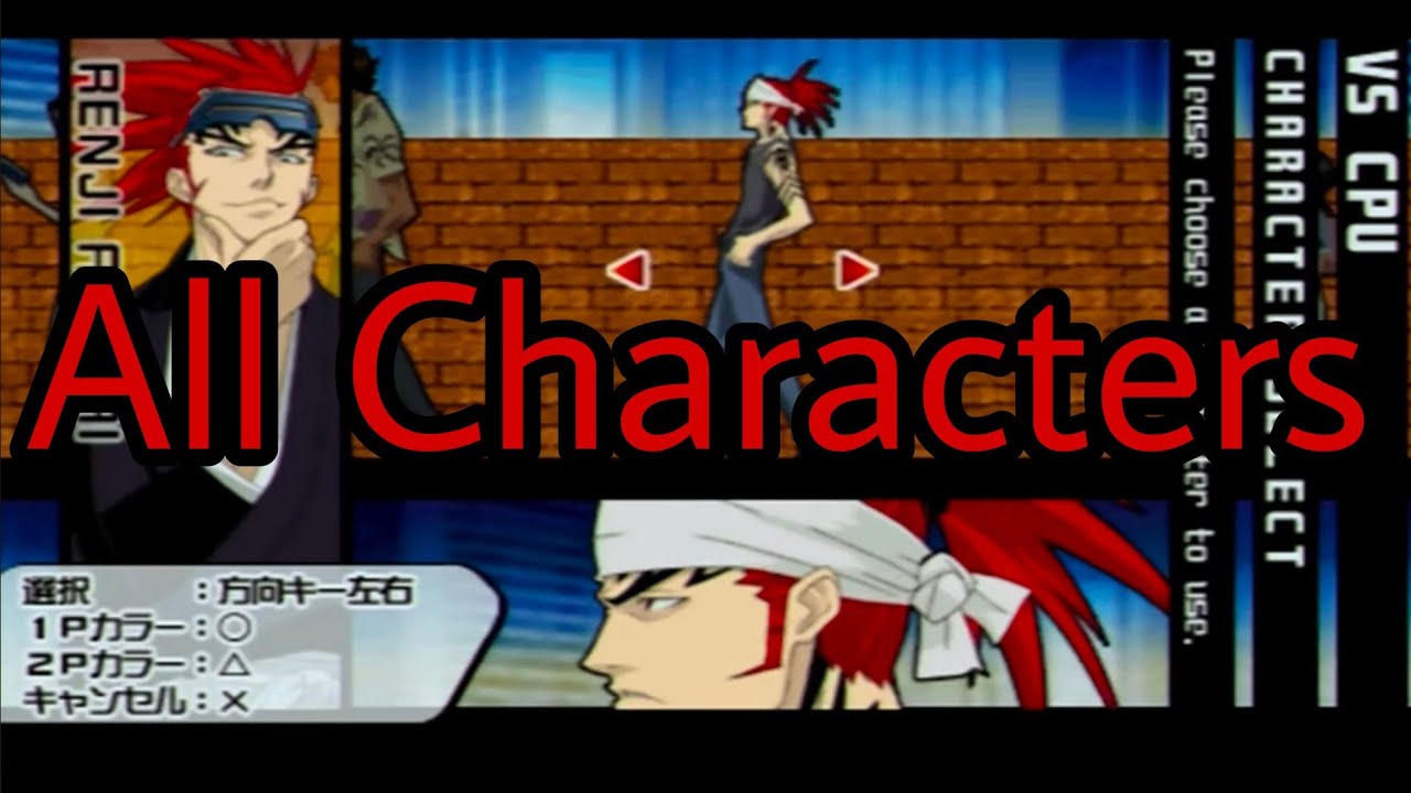Bleach Heat The Soul: All Characters