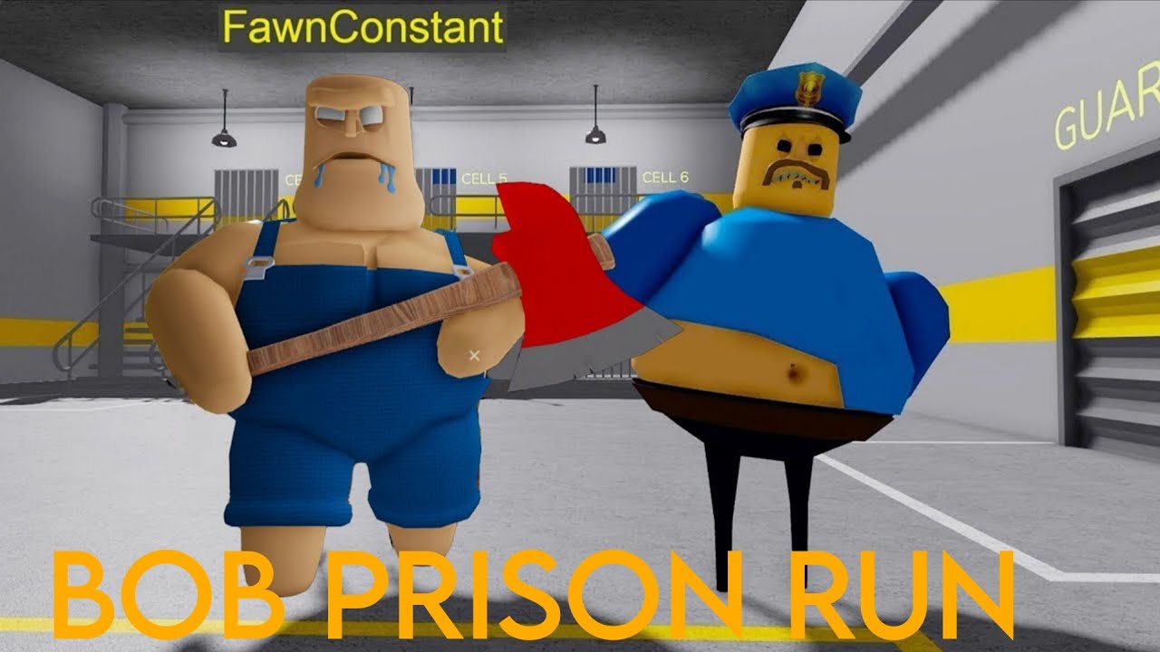 BOB BARRY'S PRISON RUN! OBBY ROBLOX FULL GAMEPLAY WALLTROUGH 