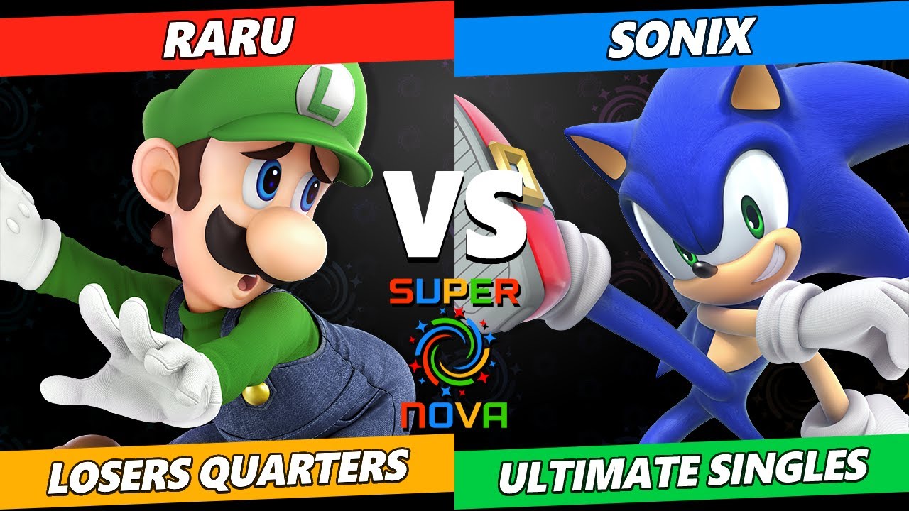 Supernova 2024 TOP 8 - Raru (Luigi) Vs. Sonix (Sonic) Smash Ultimate Tournament