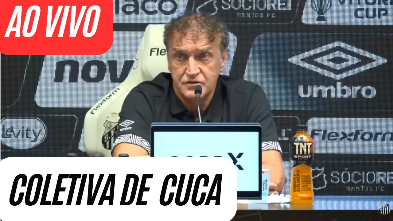 COLETIVA DE CUCA AO VIVO + P&Oacute;S JOGO SANTOS X RECOLETA - SUL-AMERICANA 2026