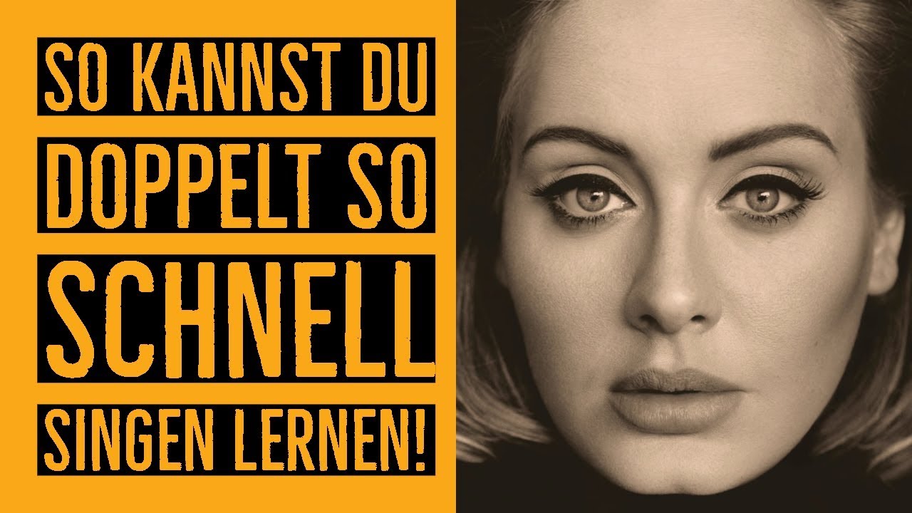 Wie du DOPPELT so SCHNELL SINGEN LERNEN kannst😍