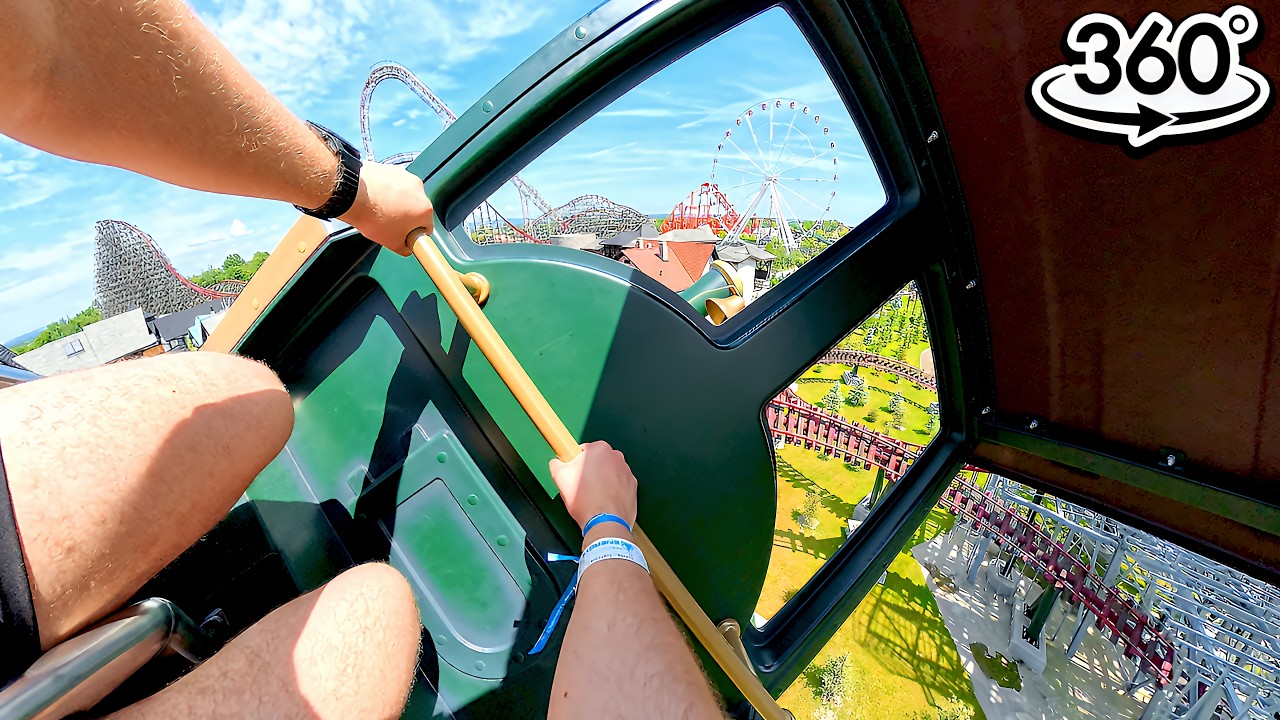 Choco Chip Creek (Przód) - Energylandia 2025 (360°) (POV) (Zator, Polska) Insta360 X5
