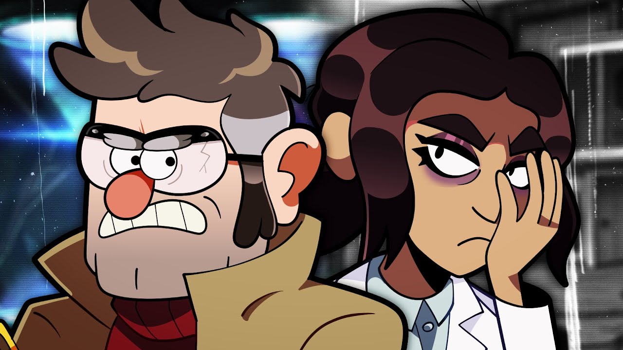 Stanford Pines vs Reagan Ridley - RAP BATTLE! (Gravity Falls vs Inside Job)