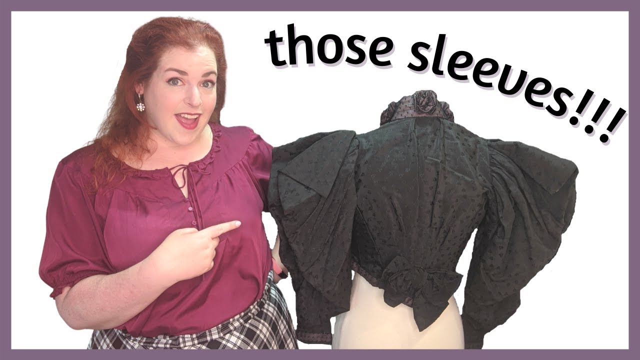 Giant 1890's Sleeves! // Examining a Mid-1890s Antique Bodice in my Collection