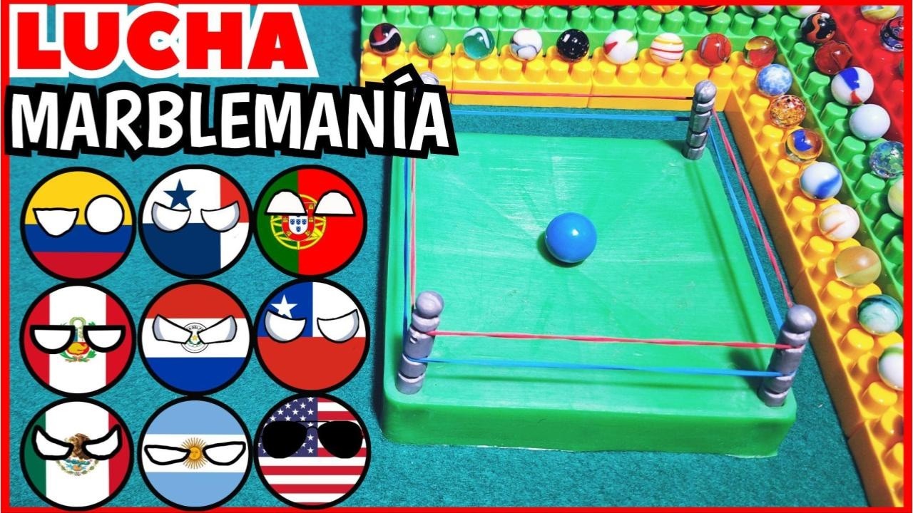 Torneo de Lucha con Canicas: Si Sale del Ring PIERDE
