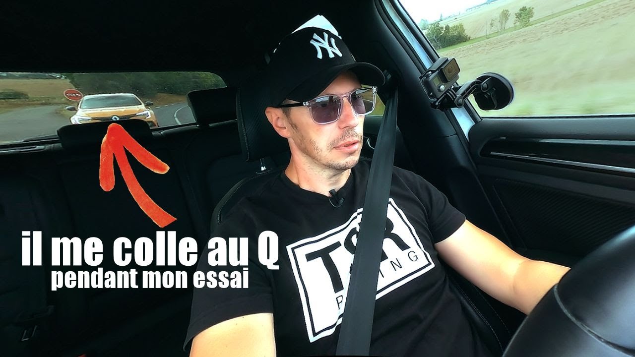 Essai GOLF VII R  . Une megane 4rs me colle au Q  pendant l'essai !