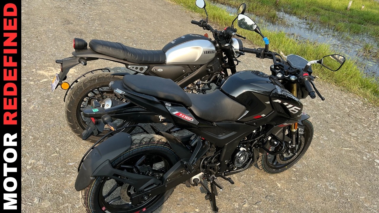 2025 Yamaha XSR 155 Vs Bajaj Pulsar N160 RIde Comparison | Best Kaun Hai??