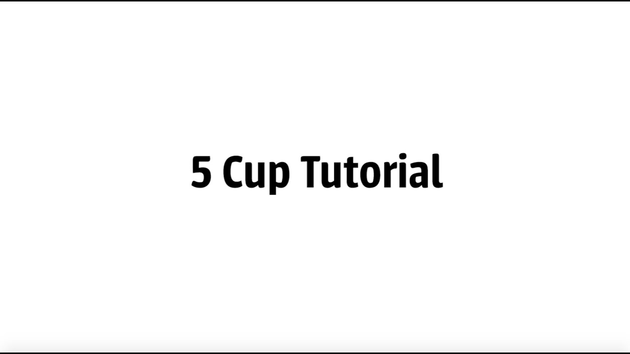 5 Cup Kendama Tutorial