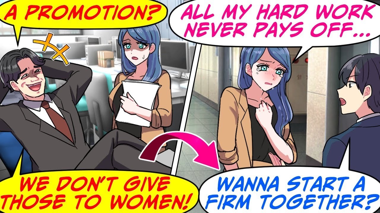 My Coworker Got Passed Over Just for Being a Woman, So I...[RomCom Manga Dub]