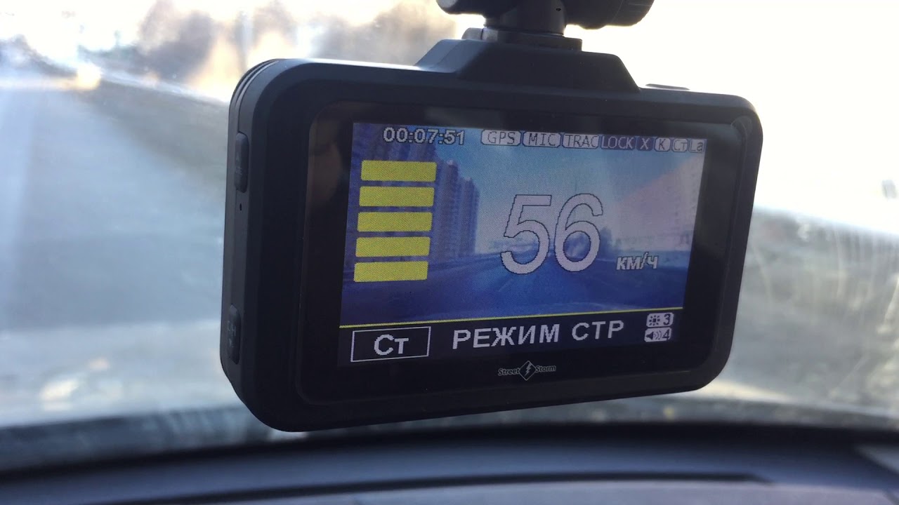 Street Storm STR-9940SE и радар Стрелка