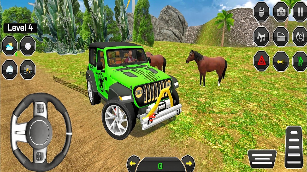 Симулятор вождения внедорожника 4x4 - Игра для Android, в которой нужно управлять внедорожником 4x4.