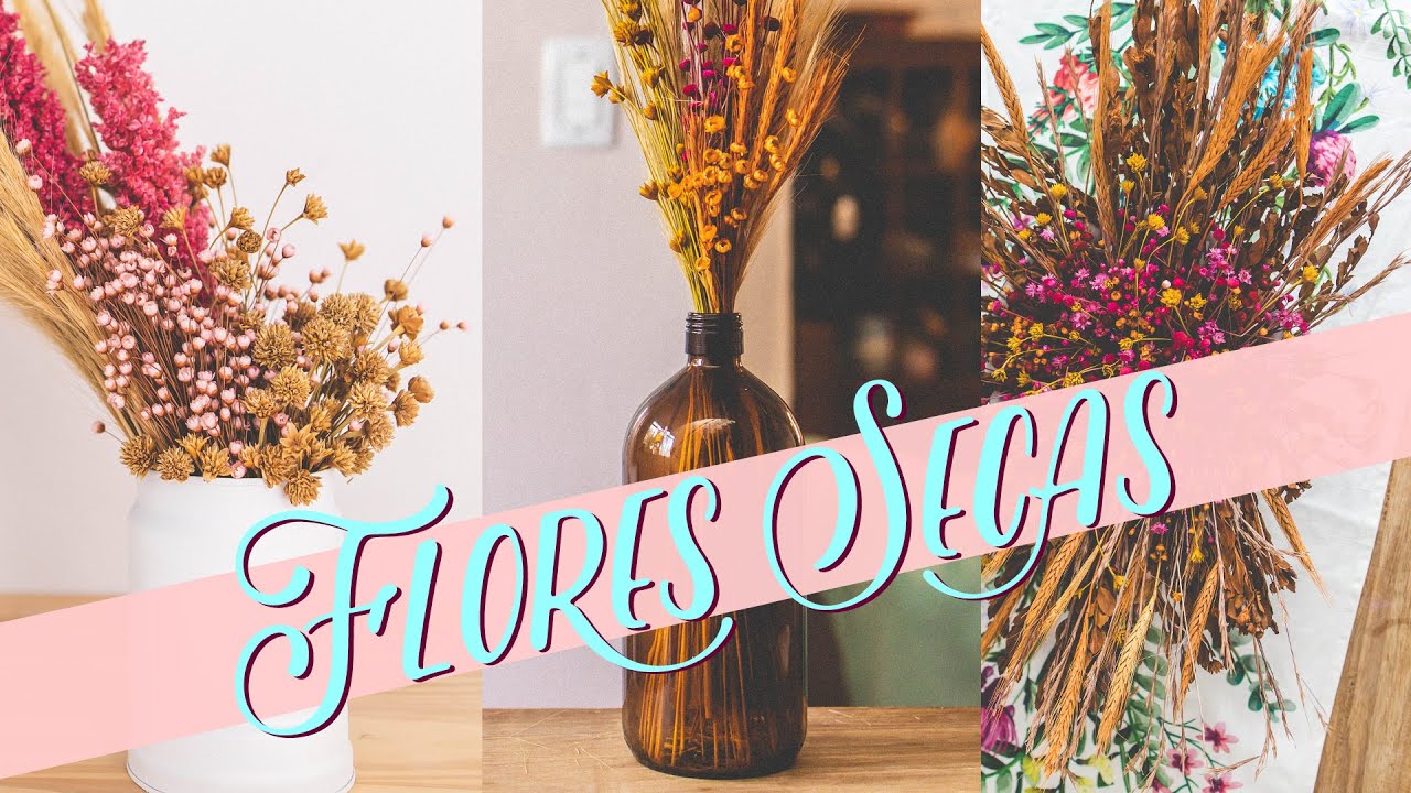 Como fazer arranjos com flores desidratadas