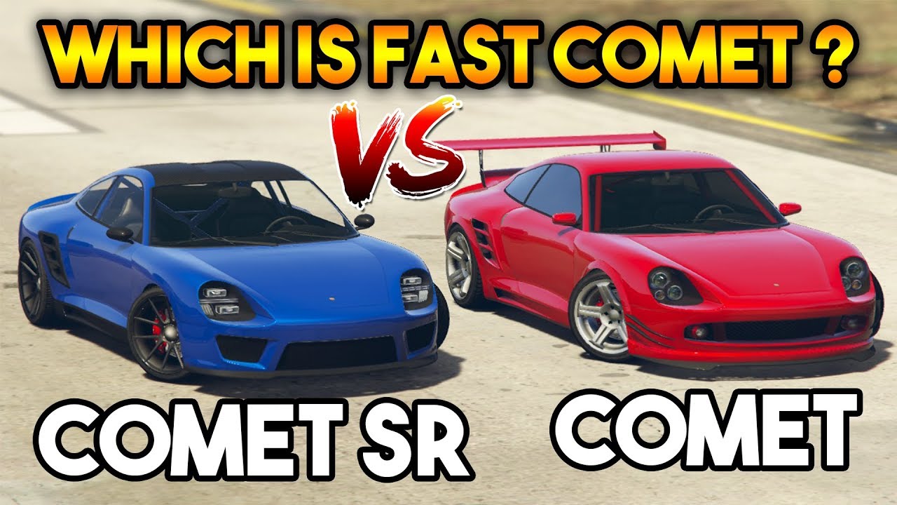 GTA 5 ONLINE : COMET SR VS COMET ( WHICH IS FAST COMET ? )
