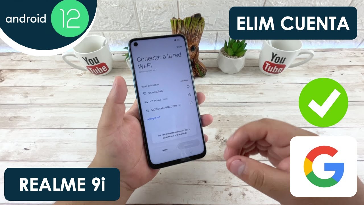 Eliminar Cuenta de Google Realme 9i | Android 12