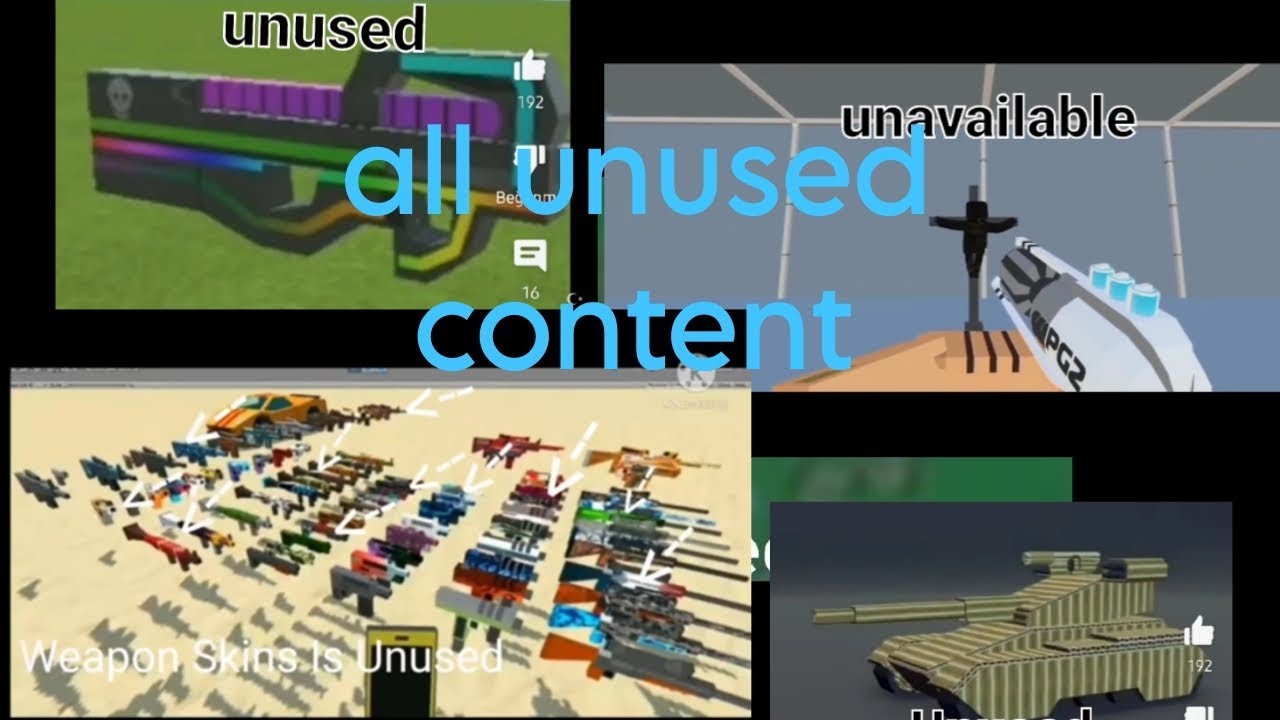 Simple sandbox 2 All unused/unavailable contents in one video|Simple sandbox 2|Ryder ssb2 