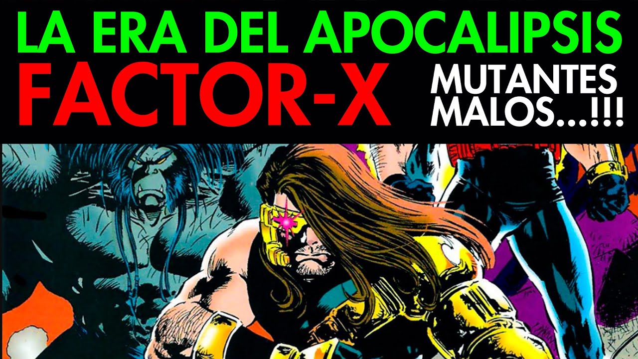 ERA DEL APOCALIPSIS 2: X-FACTOR!! CÍCLOPE ES MALO??? #comics #marvel #xmen #eradeapocalipsis #xmen97