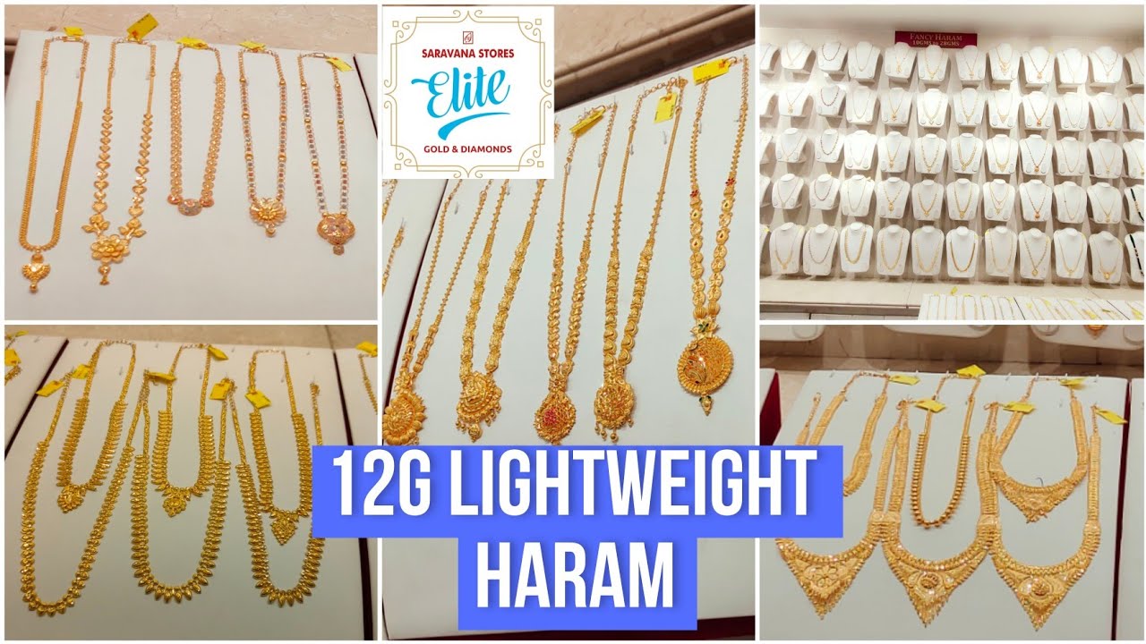 Коллекция Saravana Elite Lightweight 12g Haram | Керала, Бомбей, Калькутта, уникальный U-образный...
