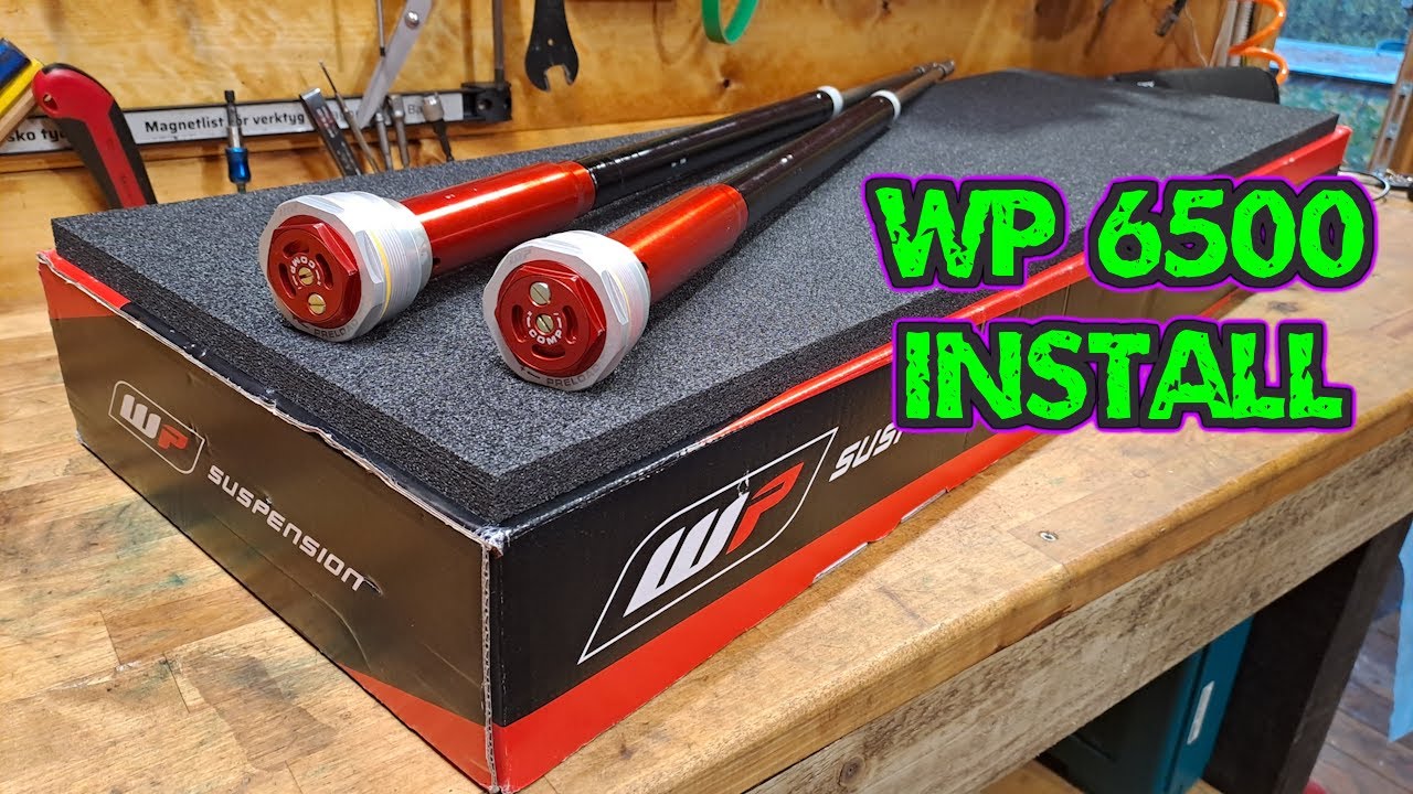 KTM air forks spring conversion - WP XACT pro 6500 cartridge