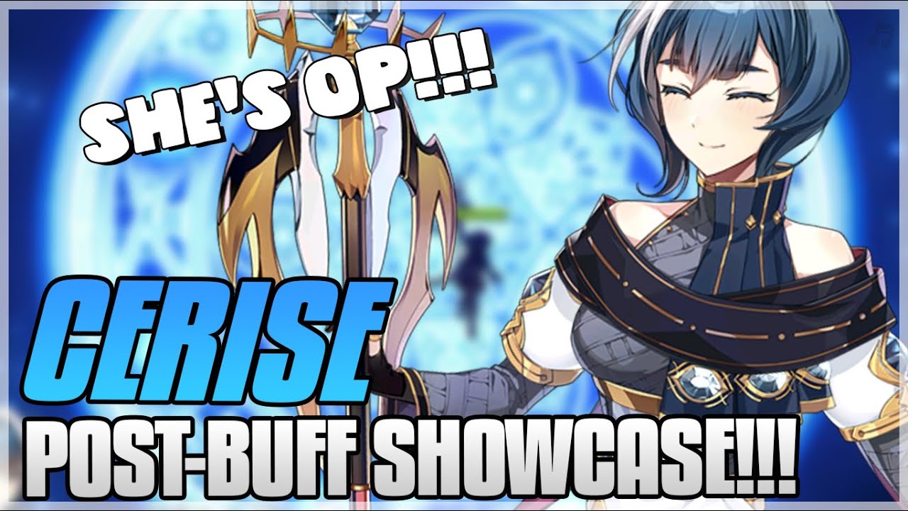 Epic Seven - CERISE POST-BUFF GUILDWAR SHOWCASE (SHE'S OP!!!)
