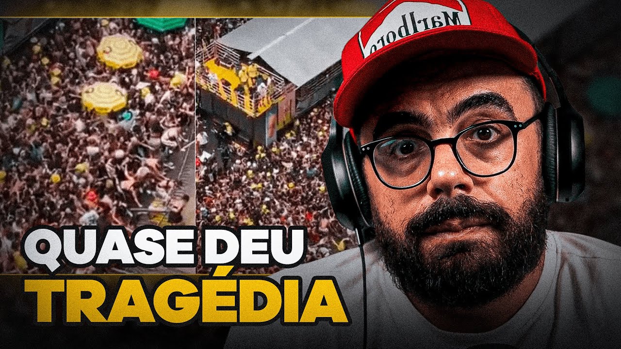 BLOCO DE CARNAVAL do CALVIN HARRIS quase TERMINA EM TRAGÉDIA