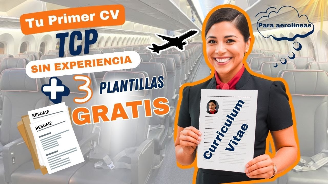 CV para tripulante de cabina sin experiencia | Cómo piensan los reclutadores (2025)