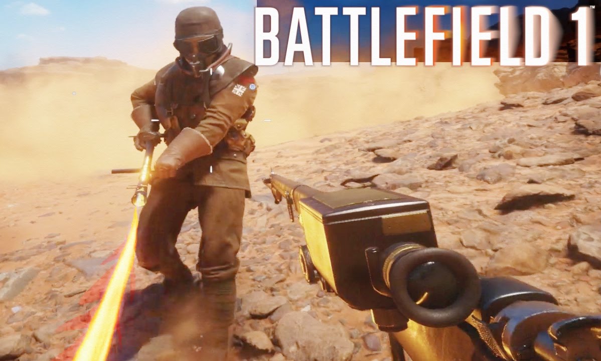 BF1 RUSH GAMEPLAY! (39-9) Battlefield 1 Beta Full Match Sinai Desert