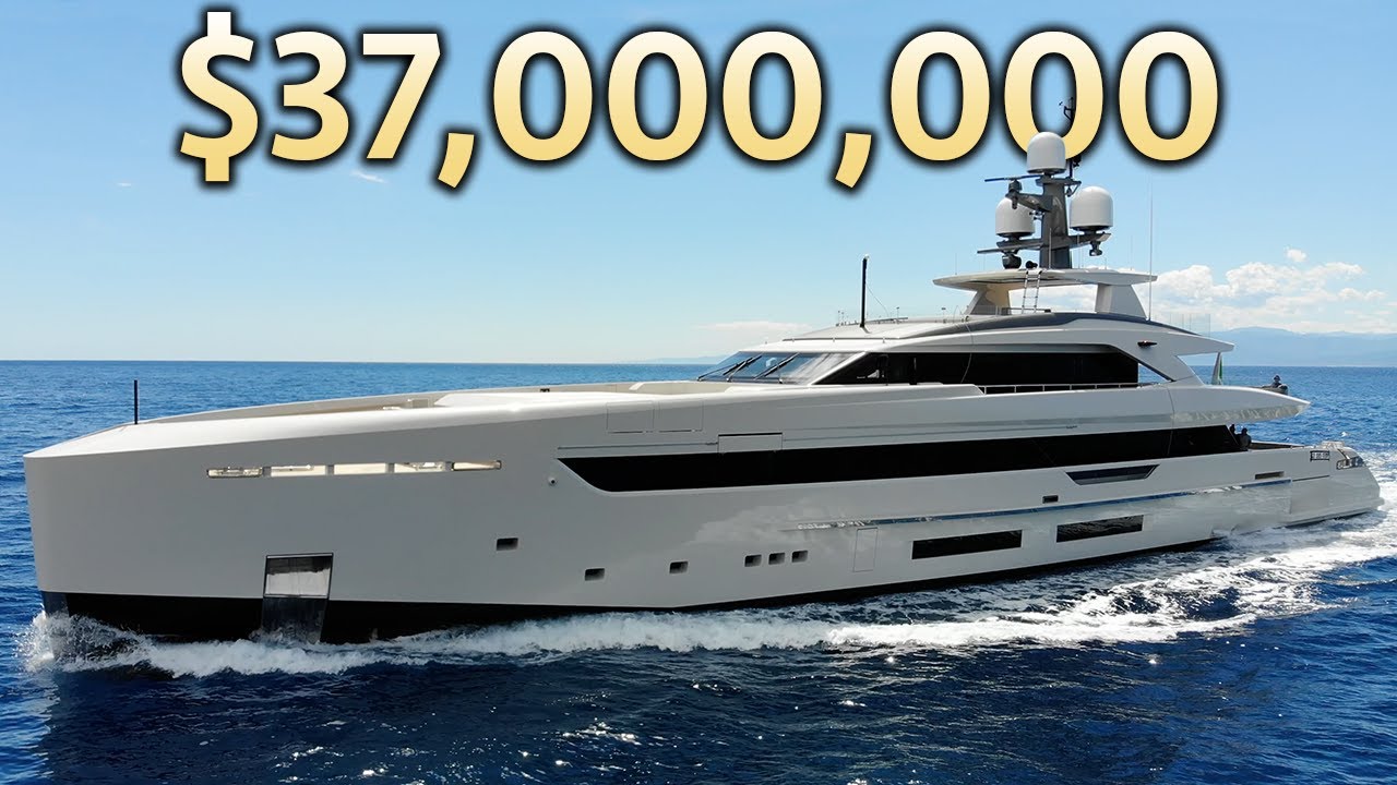 Внутри роскошной итальянской мегаяхты стоимостью 37000000 долларов с вертолетной площадкой