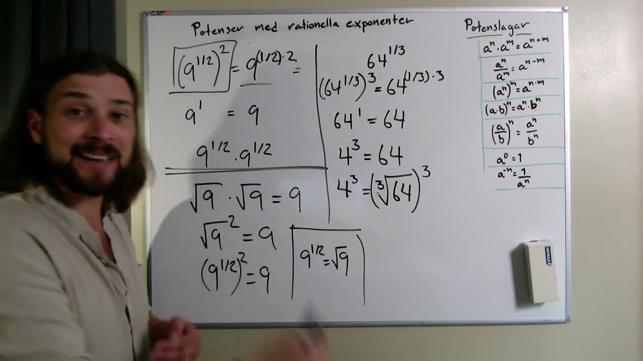 Potenser med rationella exponenter
