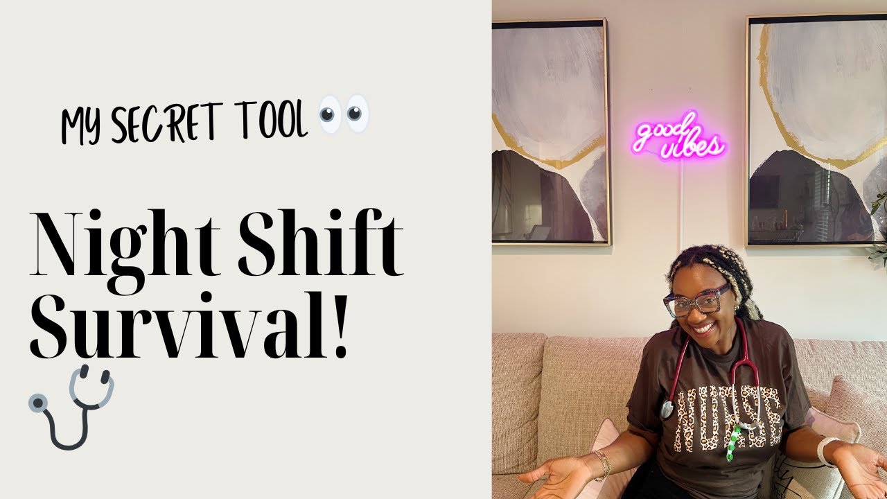 My Secret Tool to Survive & Thrive Night Shift as a Nurse 🌙🩺 | CNA & Nursing Tips