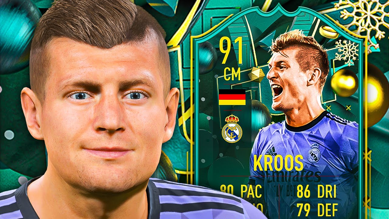 5⭐5⭐ KROOS! 🤩 91 Winter Wildcards Kroos Player Review - FIFA 23 Ultimate Team