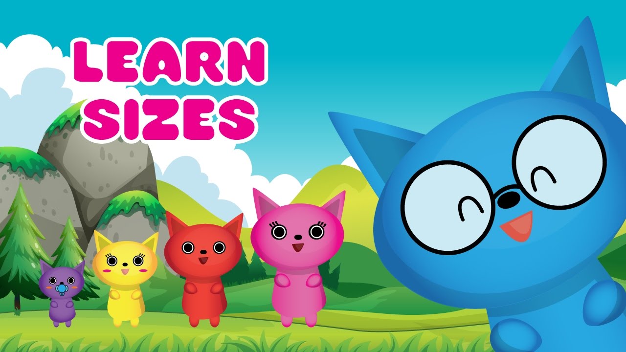 Learn Sizes from Smallest to Biggest | Surprise Adventure with a cute Cat Family by Luke and Mary
