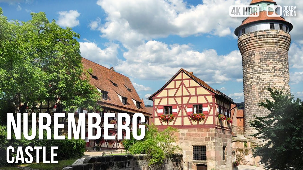 Inside The Medieval Nuremberg Castle - 🇩🇪 Germany [4K HDR] Walking Tour