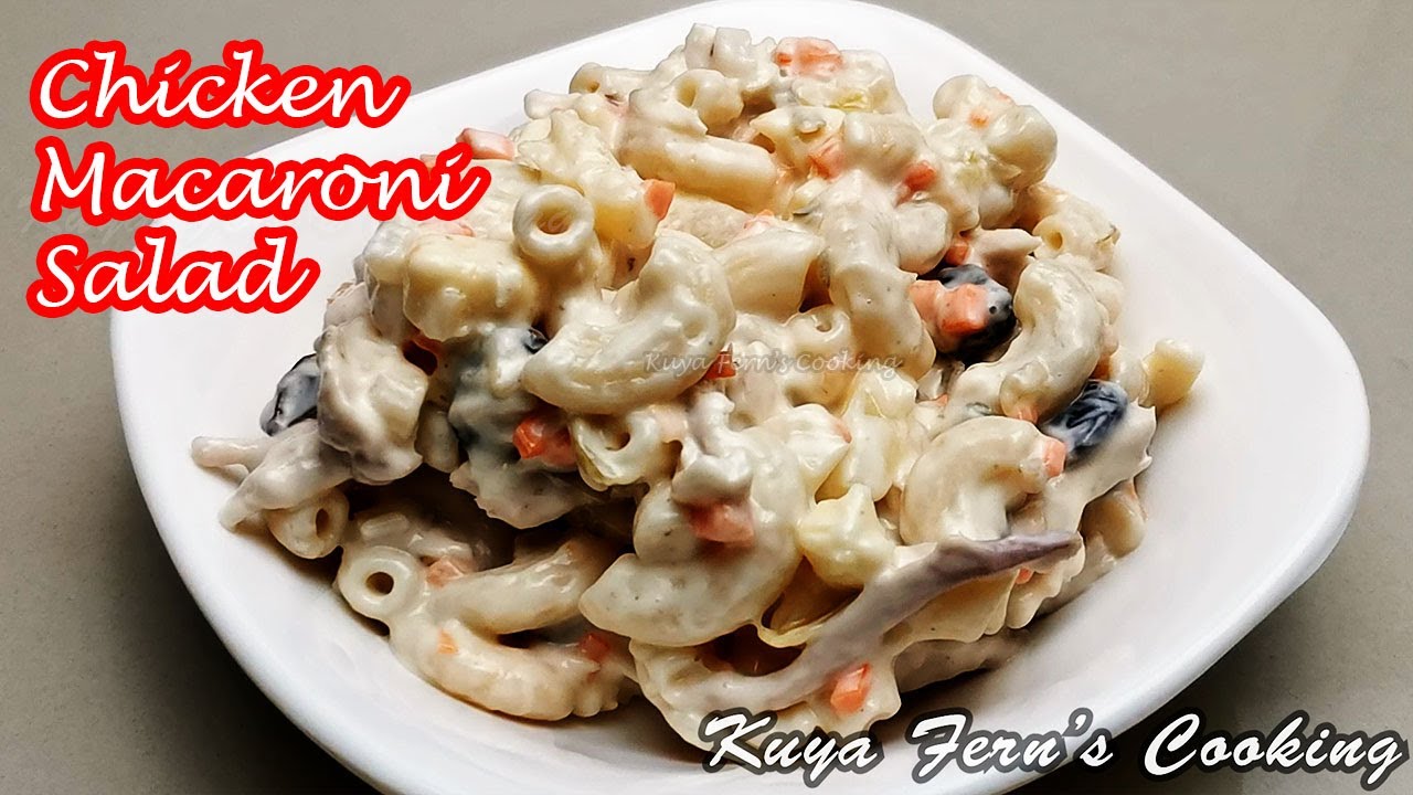 HOW TO MAKE KFC STYLE CHICKEN MACARONI SALAD RECIPE!!!