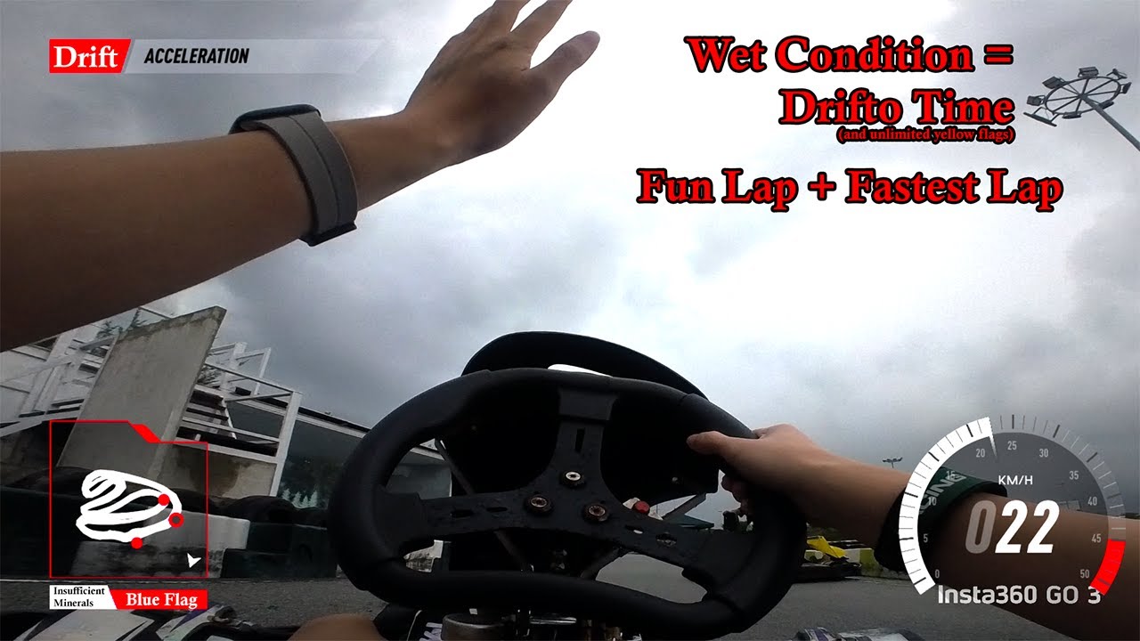 RUD Karting Medini | B-Stage 1 Onboard Wet Track