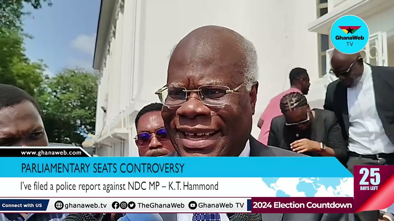Vacant Seats Controversy: K.T. Hammond accuses NDC MP of assaulting him