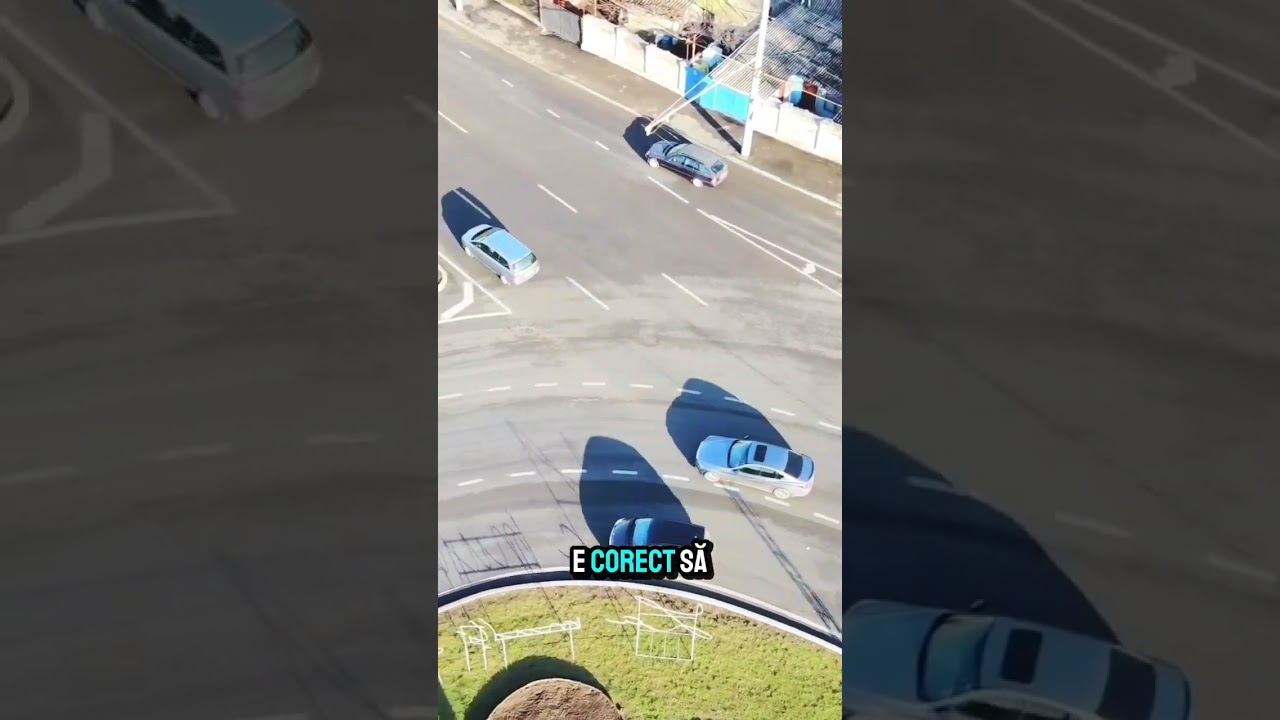 Semnalizăm ieșirea din sensul giratoriu?