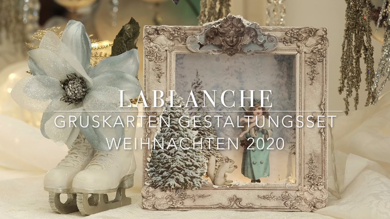 DIY LaBlanche Weihnachten 2020 Grußkarten Gestaltungsset