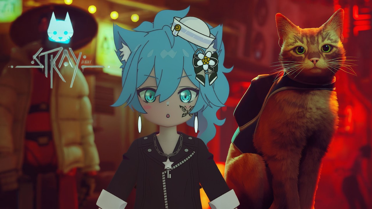 【Stray】猫になった気分になれる配信【如月冬香/Misha Cat Fuyu】#縦型配信 #shorts #stray #mishacatfuyu #cat