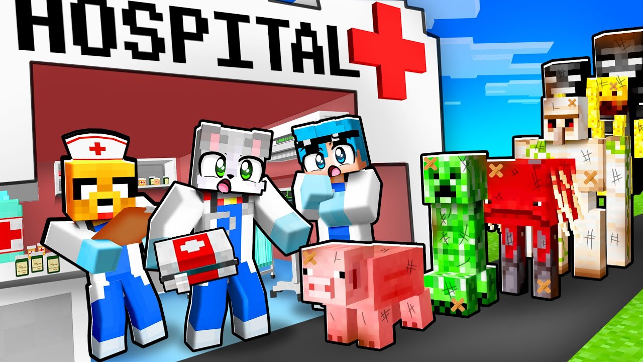 Abrí un HOSPITAL en Minecraft