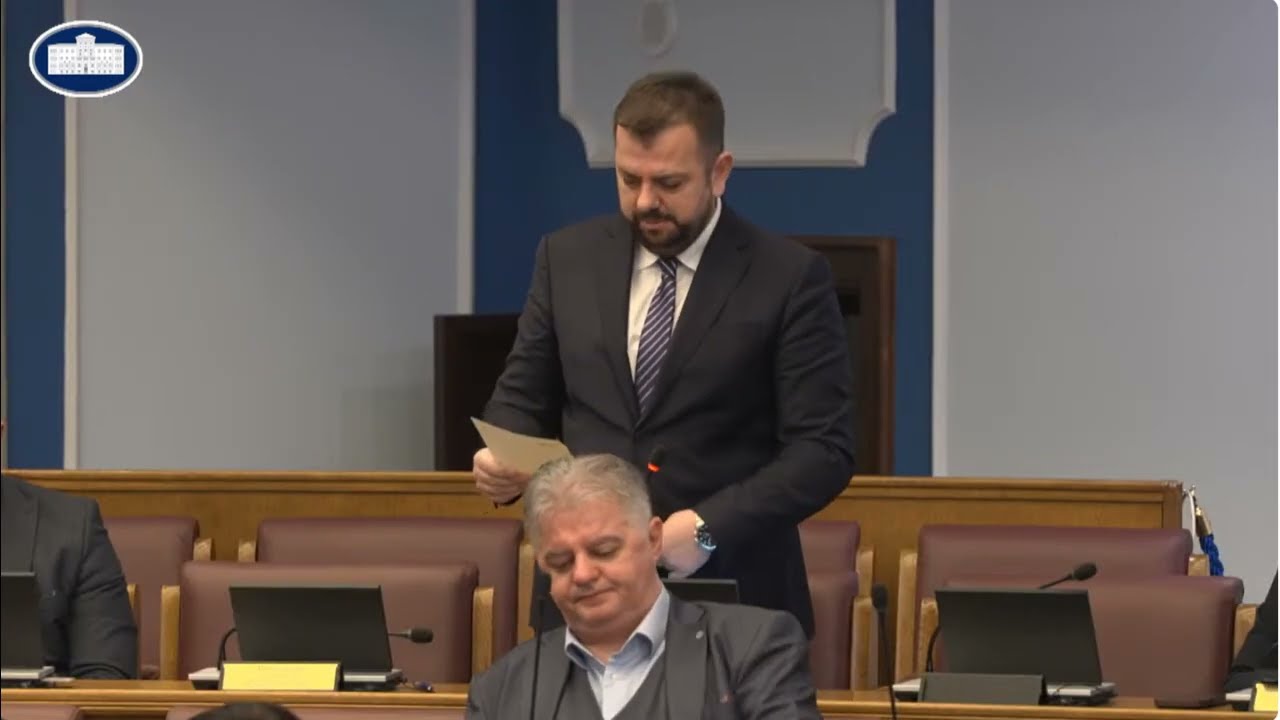 Jasmin Ćorović - diskusija o izmjenama Zakona o uređenju tržišta poljoprivrednih proizvoda