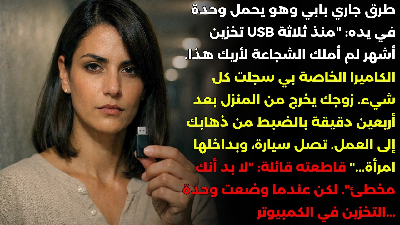 سلّمني جاري وحدة تخزين USB وقال: 
