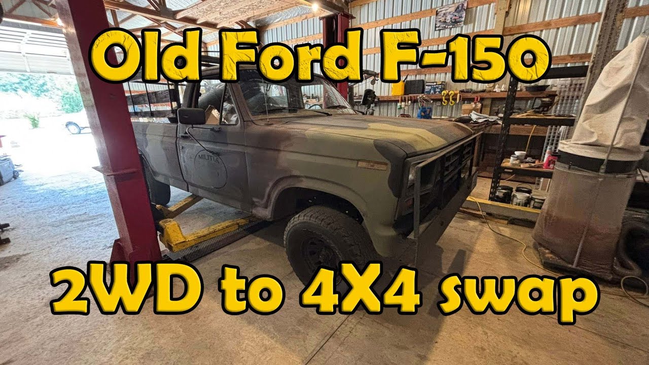 Old Ford Truck 2WD to 4WD Swap Part 1